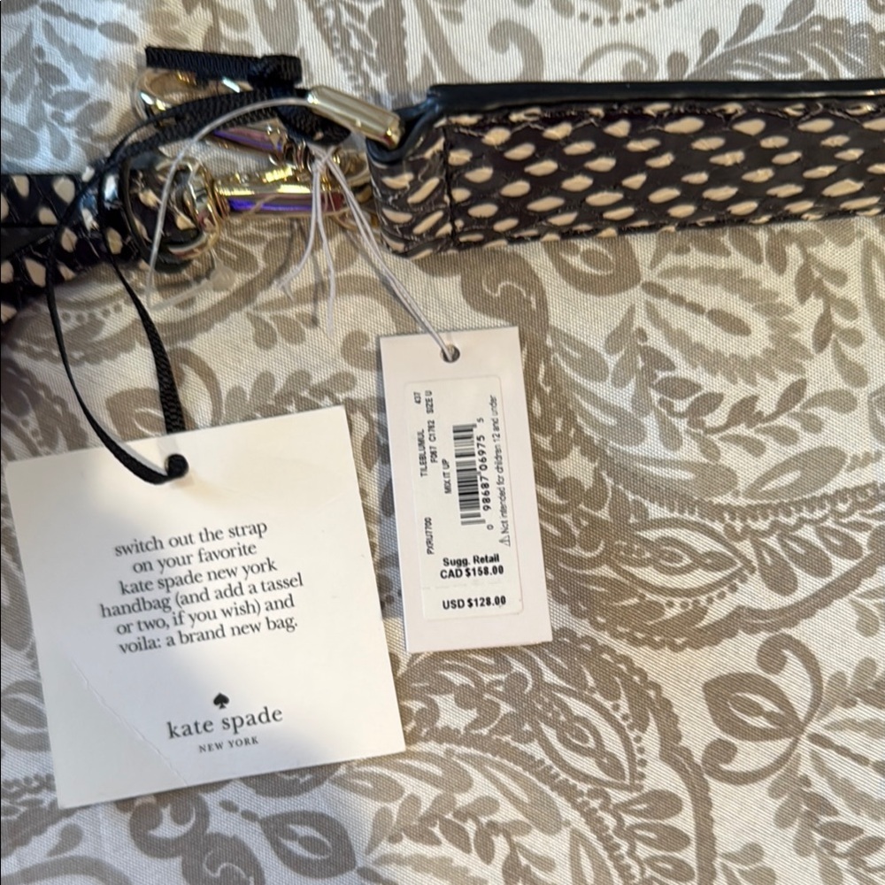 KATE SPADE Black and Blue Shoulder Strap - Picture 3 of 5